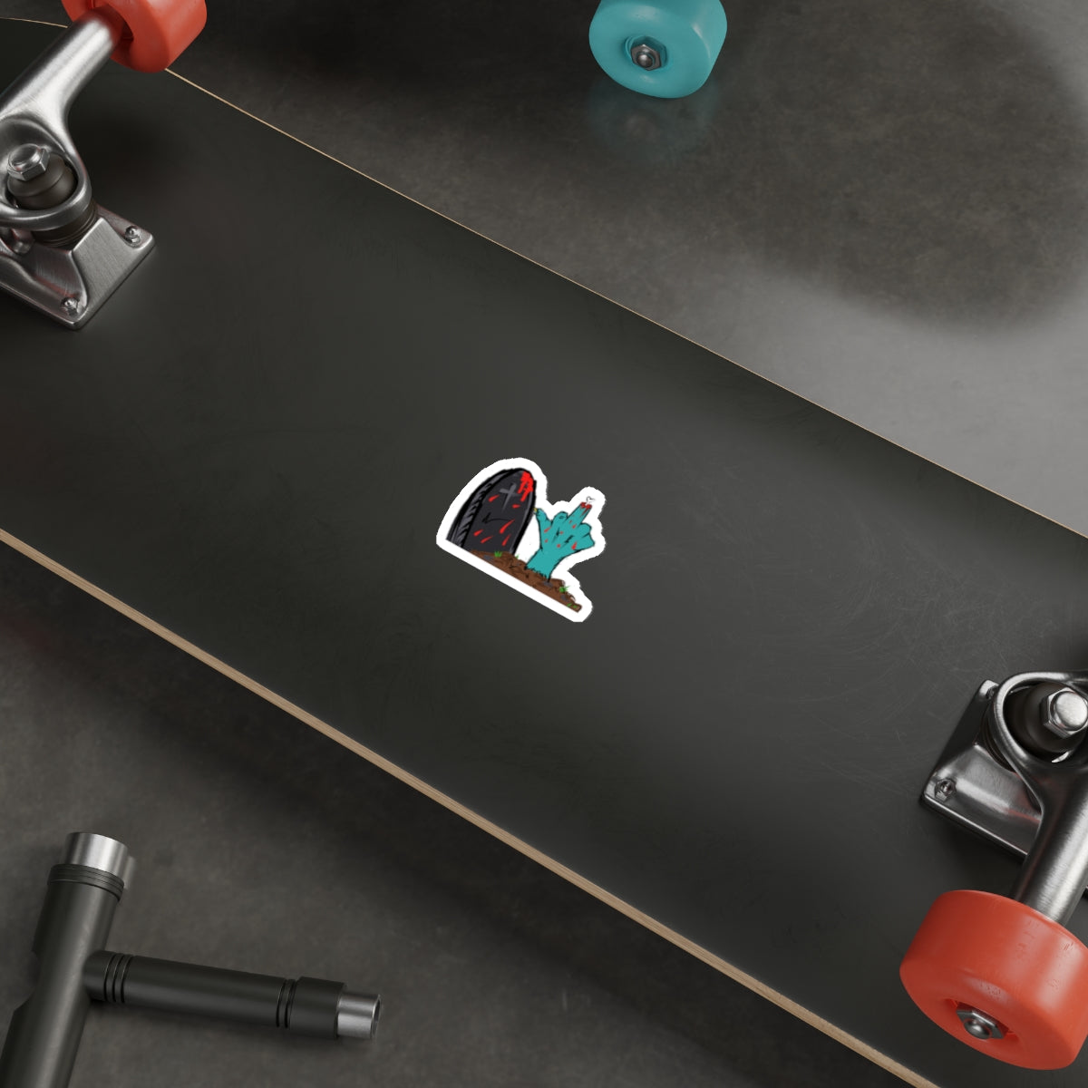 Flip 'em the Bone Die-Cut Stickers