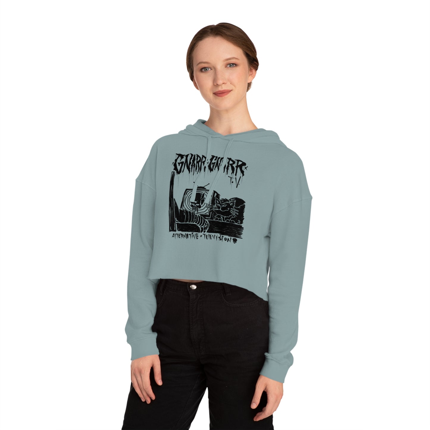 GNARR GNARR Gadget Women’s Cropped Hooded Sweatshirt