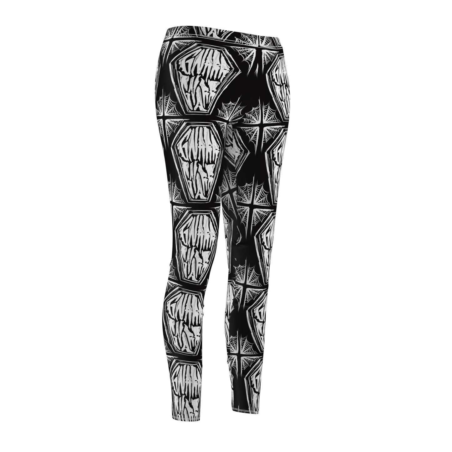 GNARR GNARR Coffin Women's Cut & Sew Casual Leggings (AOP)