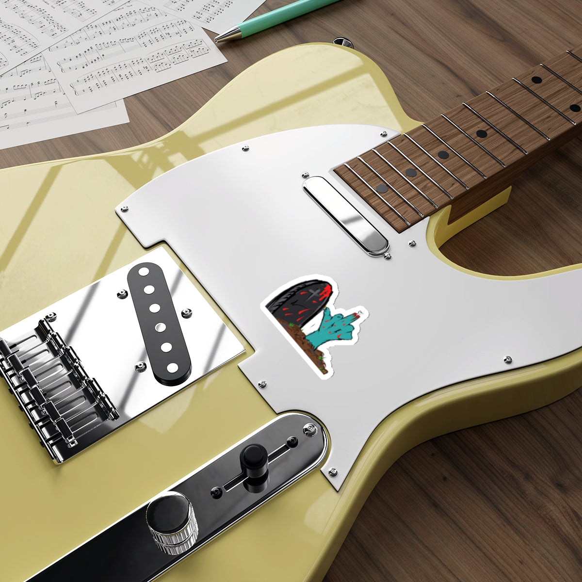 Flip 'em the Bone Die-Cut Stickers