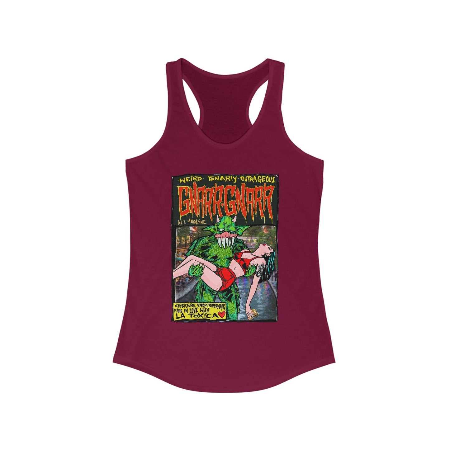 La Toxica Women's Ideal Racerback Tank