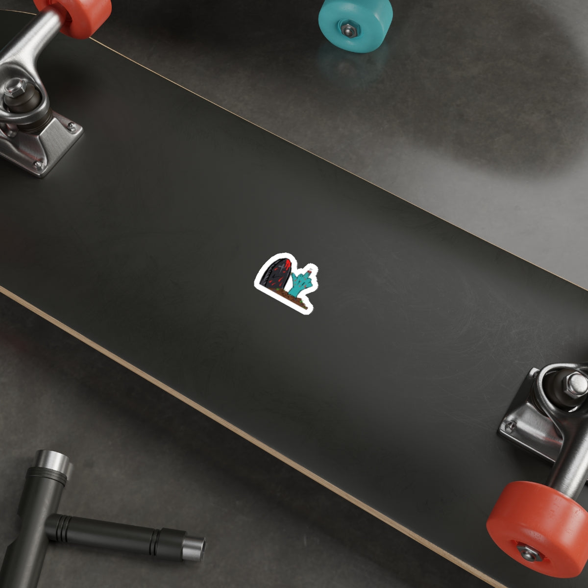 Flip 'em the Bone Die-Cut Stickers