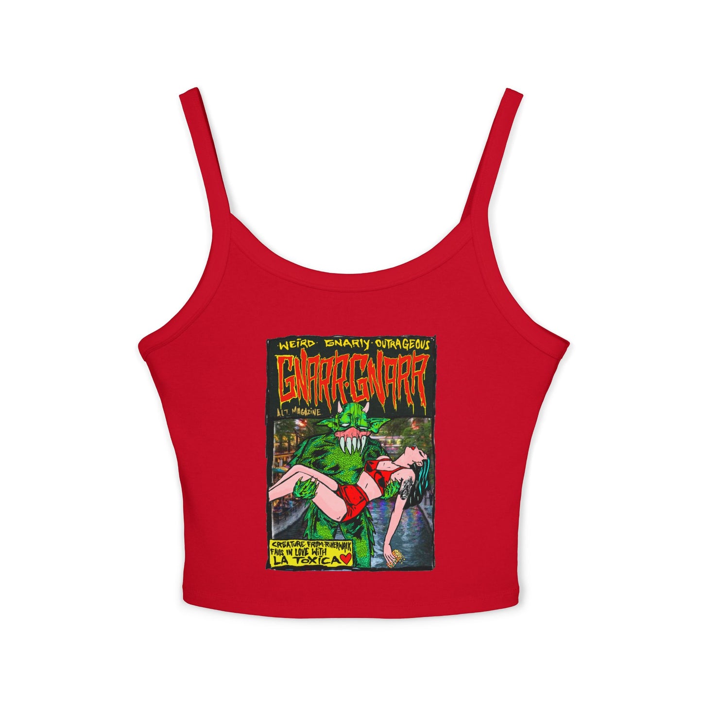 La Toxica Women's Spaghetti Strap Tank Top