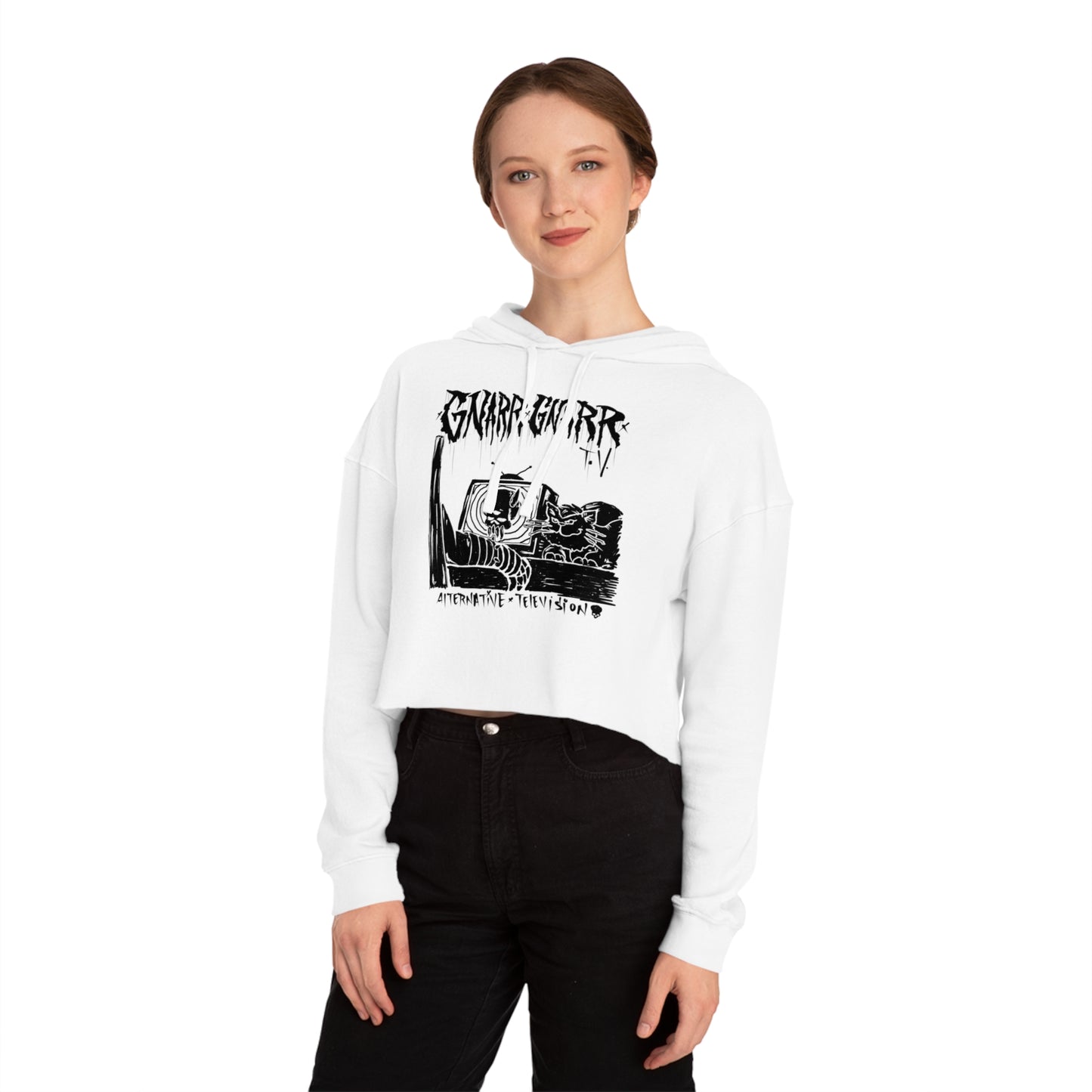 GNARR GNARR Gadget Women’s Cropped Hooded Sweatshirt