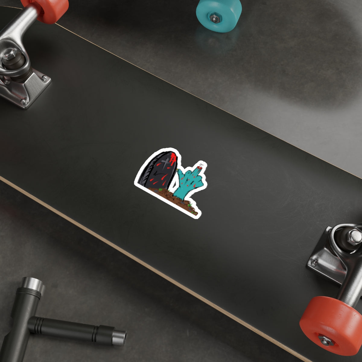 Flip 'em the Bone Die-Cut Stickers