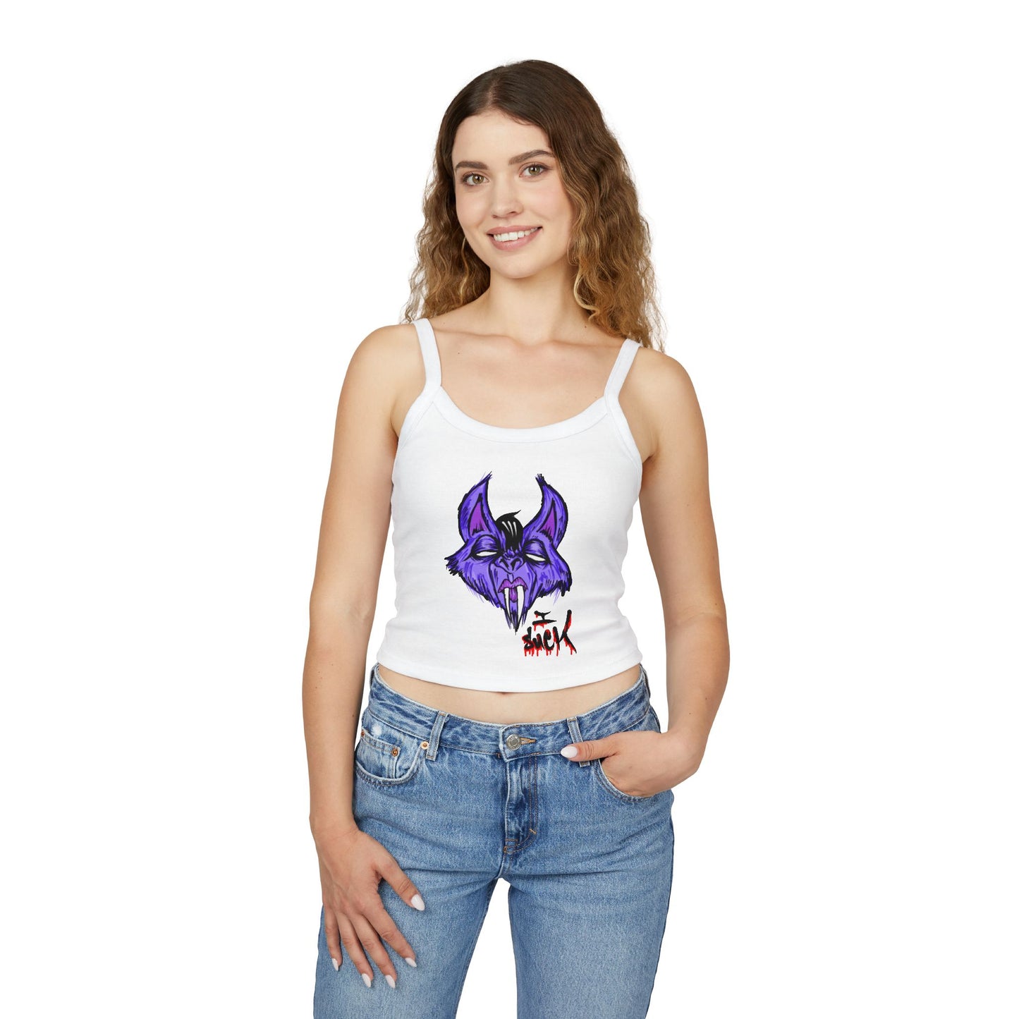 Emo Vamp Women's Spaghetti Strap Tank Top