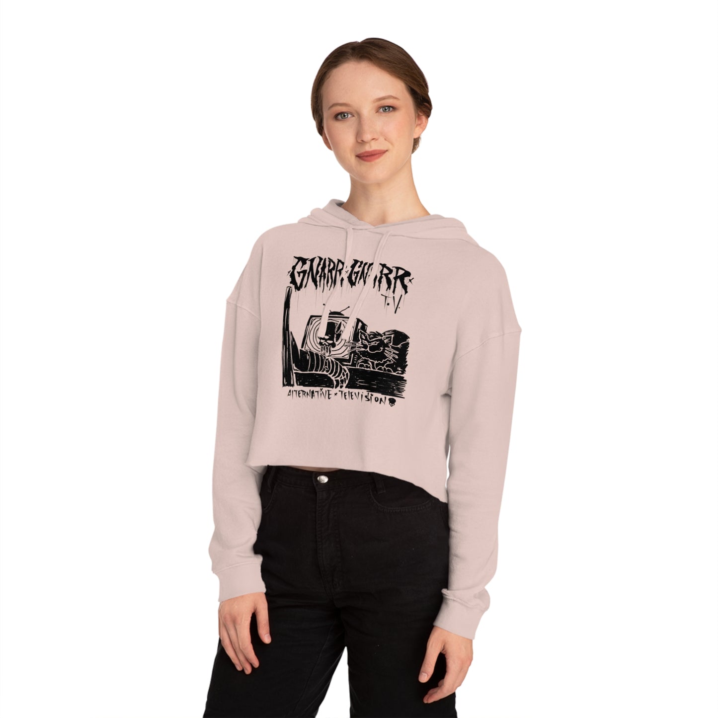 GNARR GNARR Gadget Women’s Cropped Hooded Sweatshirt