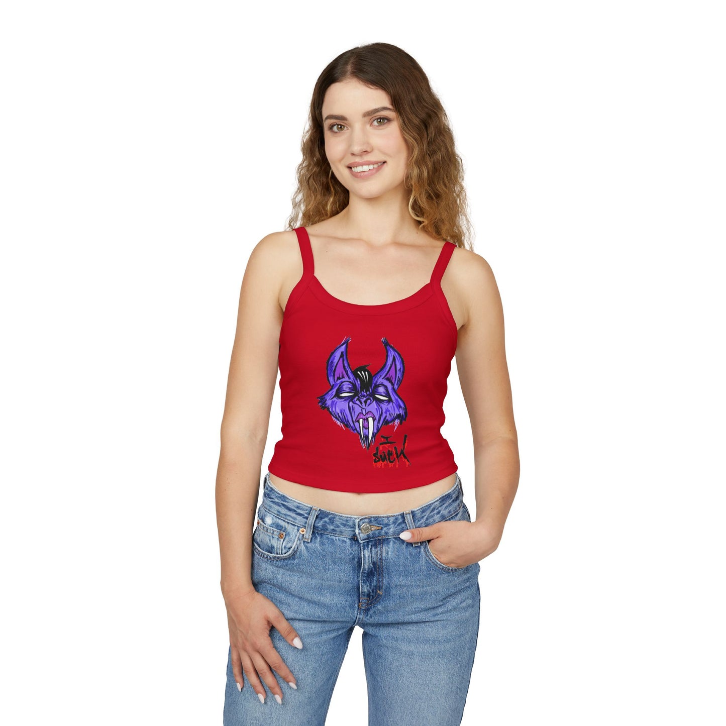 Emo Vamp Women's Spaghetti Strap Tank Top