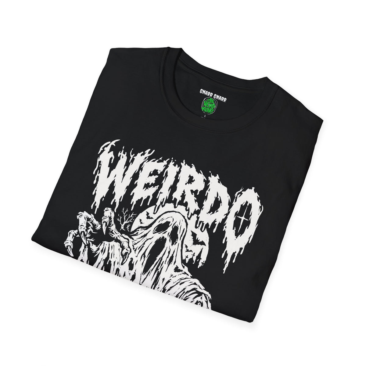Weirdo Ghost T-Shirt — Horror Graphic Tee for Alternative Style & Halloween