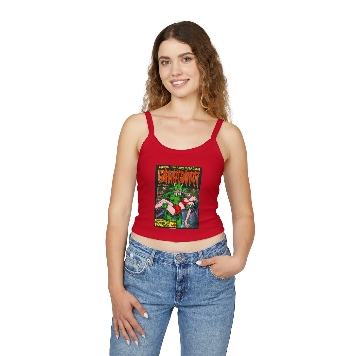La Toxica Women's Spaghetti Strap Tank Top