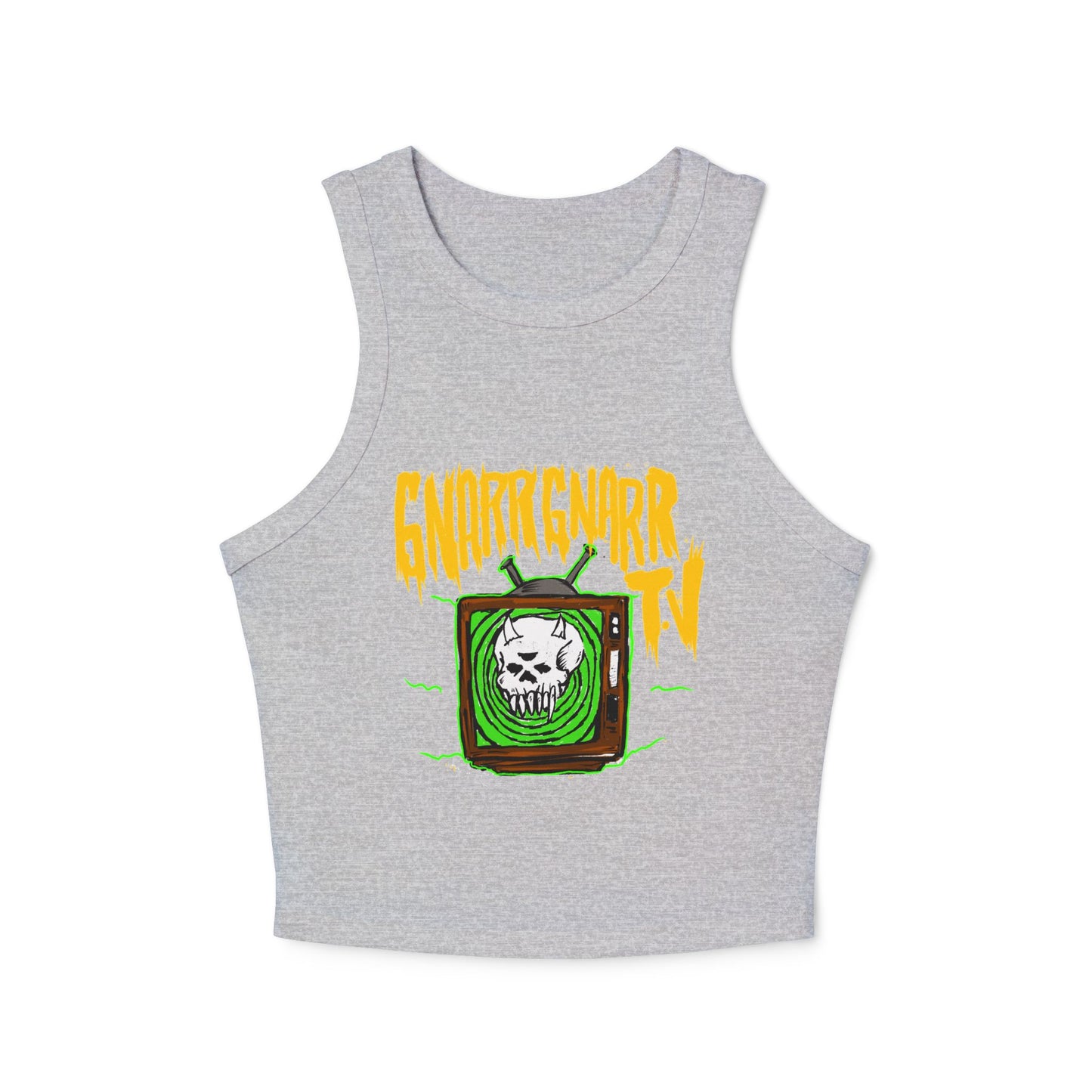 GNARR GNARR TV Women's Micro Rib Racer Tank Top