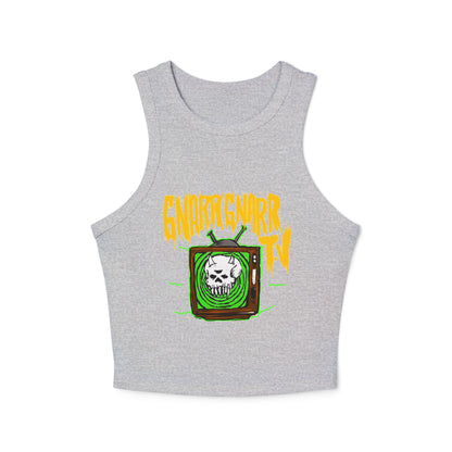 GNARR GNARR TV Women's Micro Rib Racer Tank Top