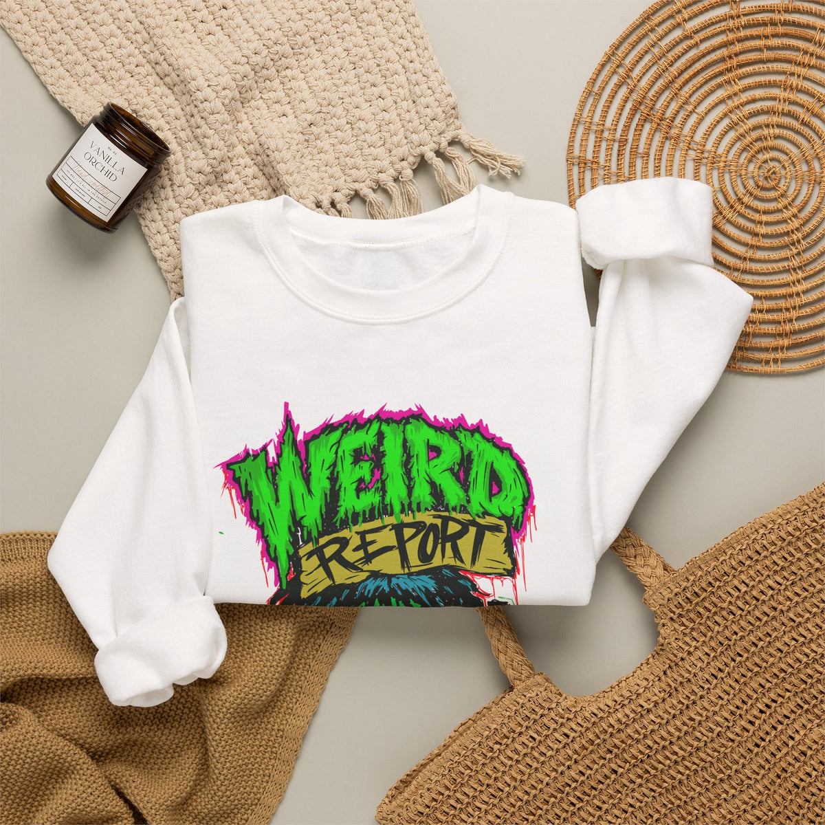 Weird Report Monster Crewneck Sweatshirt