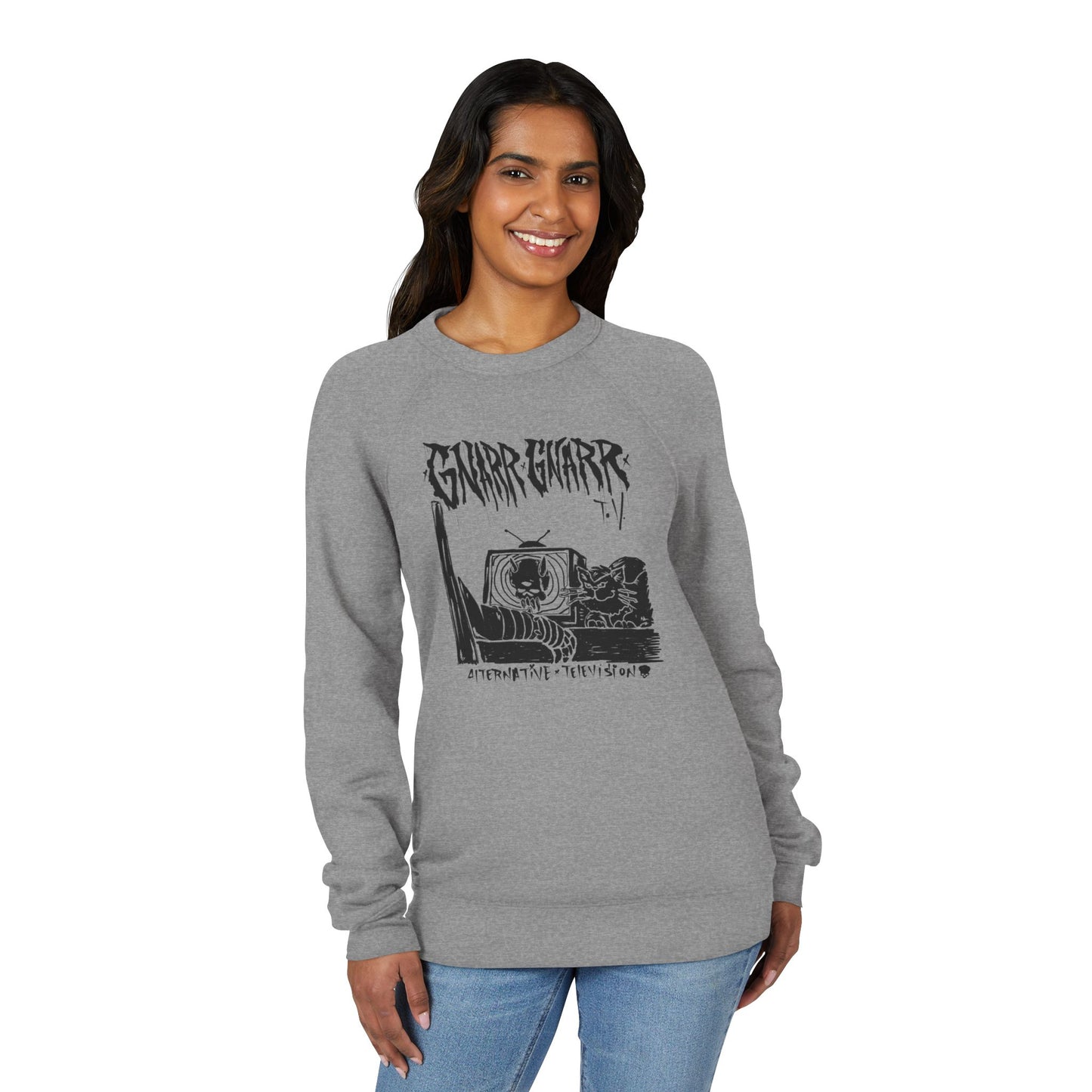 Gnarr Gnarr TV Sweatshirt — Vintage Crewneck