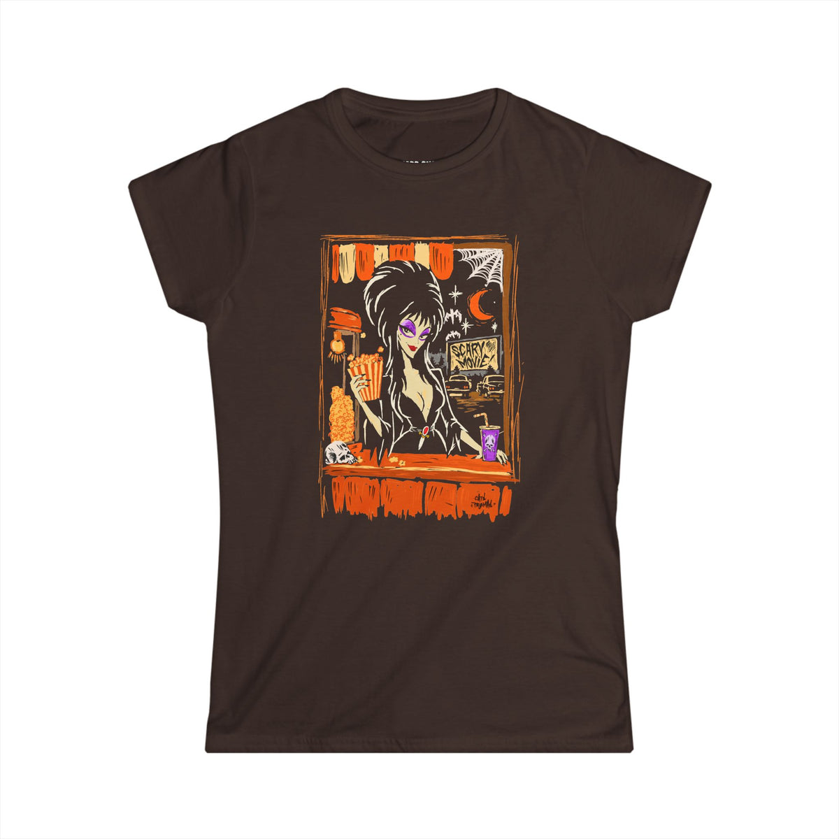 Women’s Black Goth Softstyle Tee