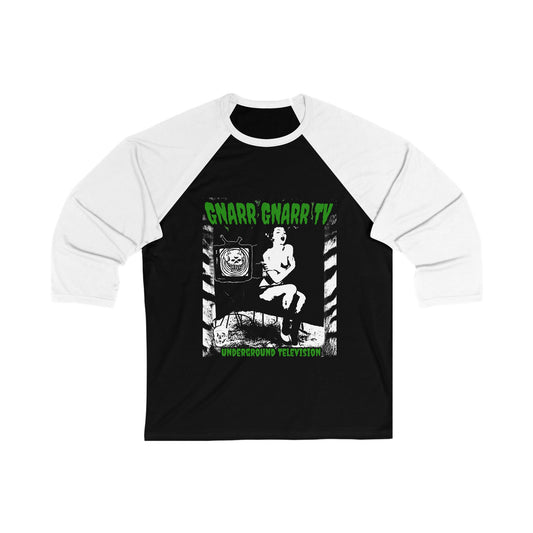 GNARR GNARR Horror Raglan (Baseball) Tee- Underground Punk Goth Shirt