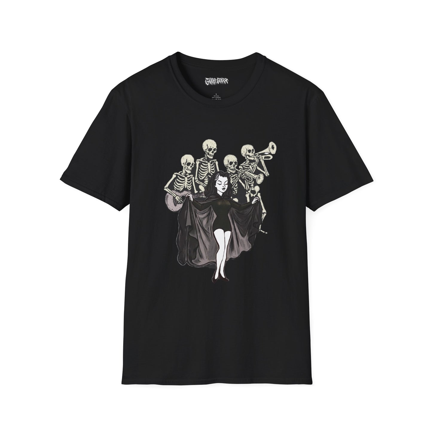 Matanme Porque Me Muero Unisex Softstyle T-Shirt, Halloween Party Tee, Fun Graphic Shirt, Gift for Music Lovers, Spooky Themed Apparel