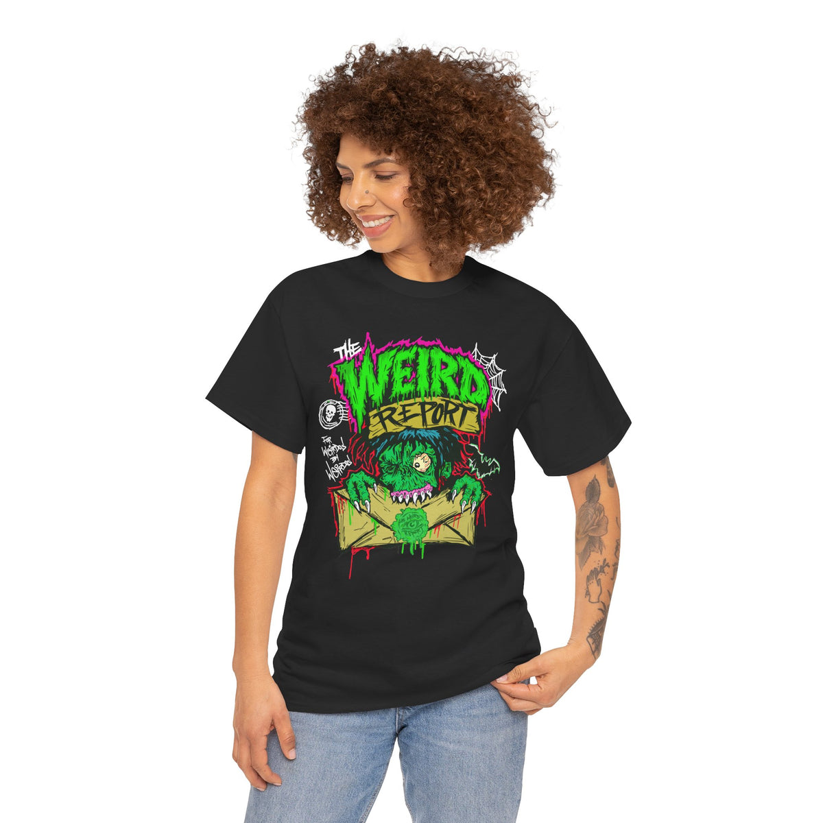 Weird Return Monster T-Shirt — Retro Horror Mailroom Graphic Tee