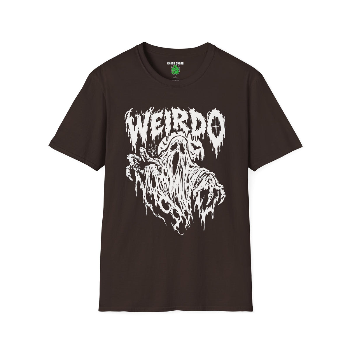 Weirdo Ghost T-Shirt — Horror Graphic Tee for Alternative Style & Halloween