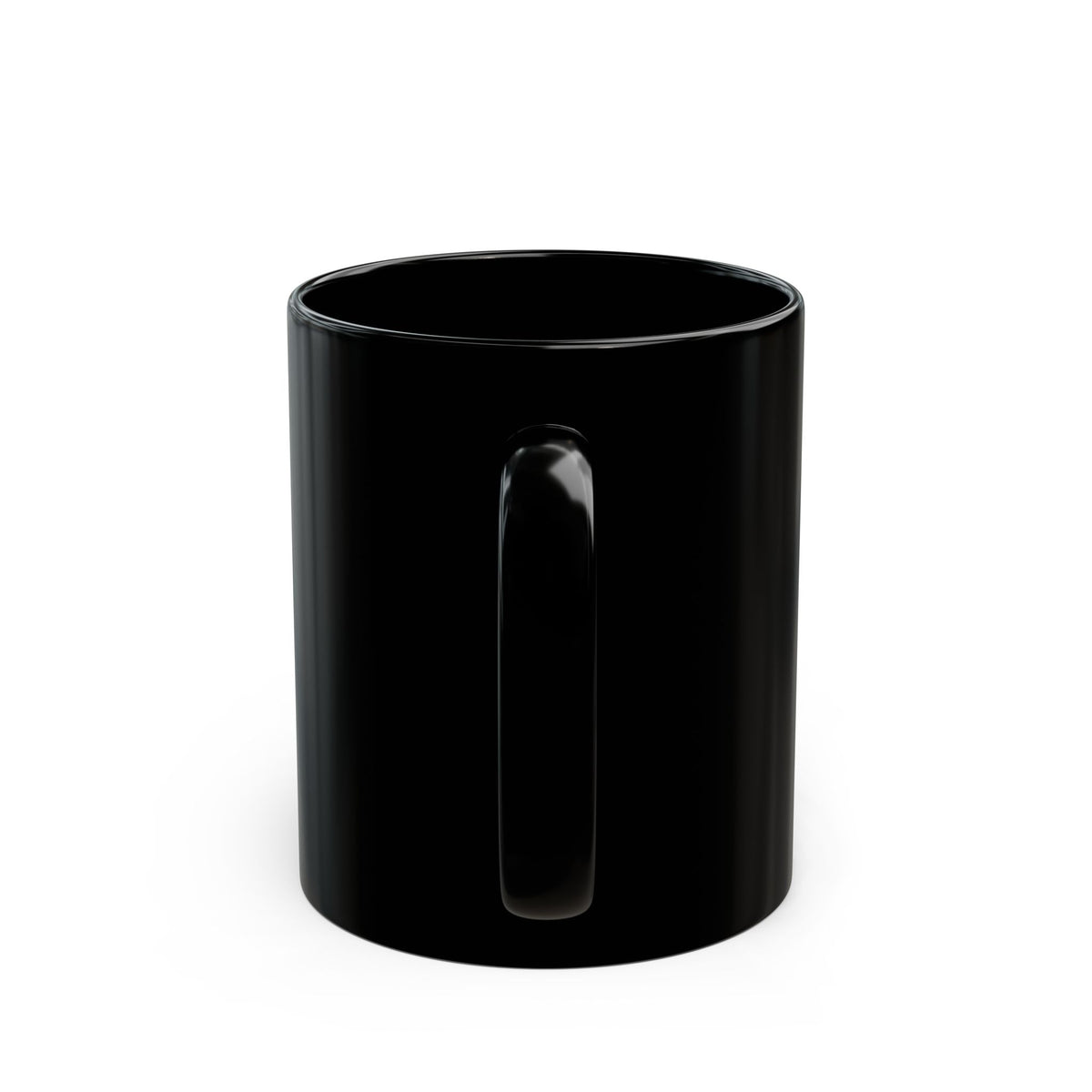 Black Mug — “The Weird Report” Neon Green Logo Coffee Mug