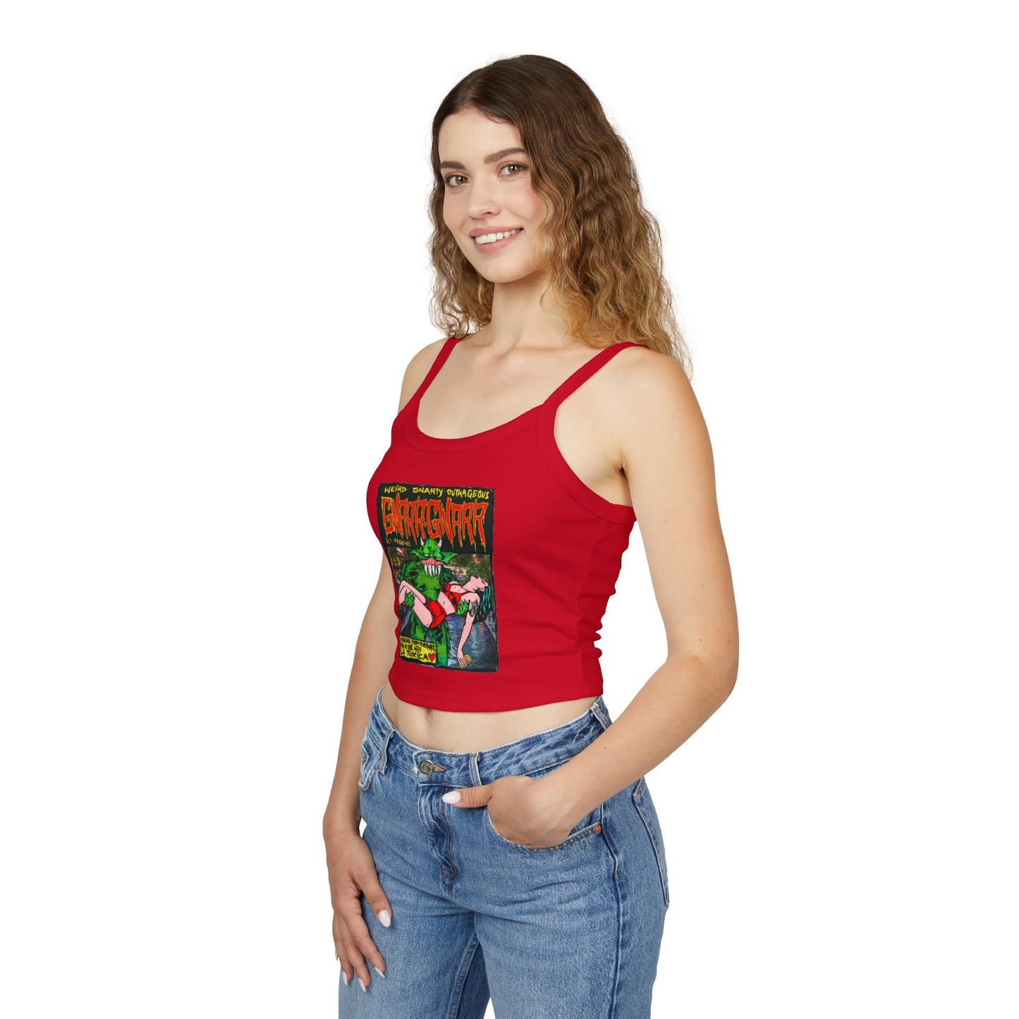 La Toxica Women's Spaghetti Strap Tank Top