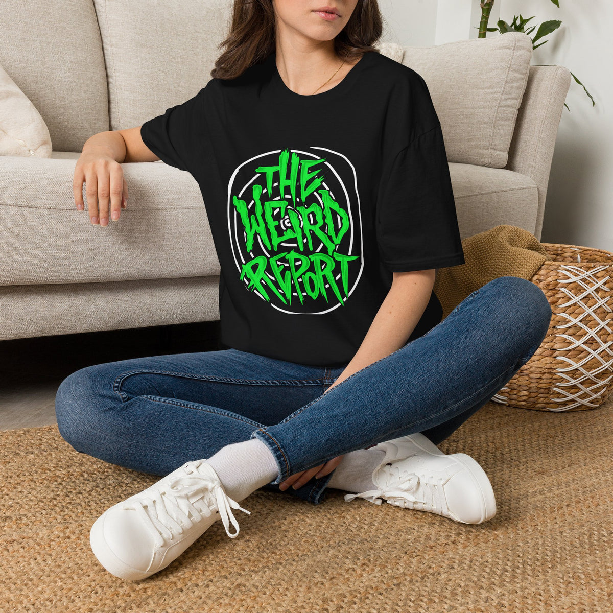 The Weird Report Neon Graffiti Tee