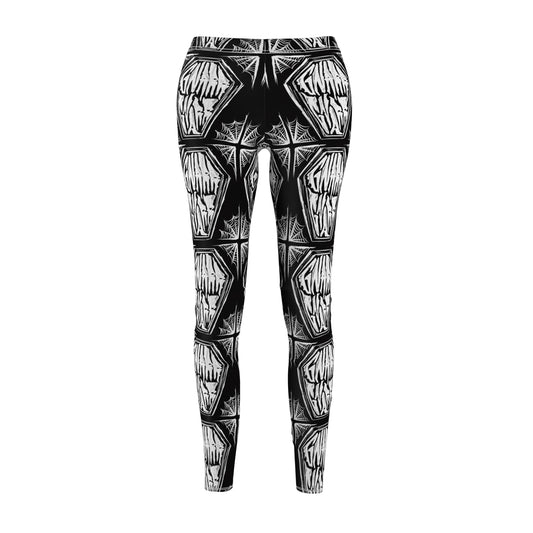 GNARR GNARR Coffin Women's Cut & Sew Casual Leggings (AOP)