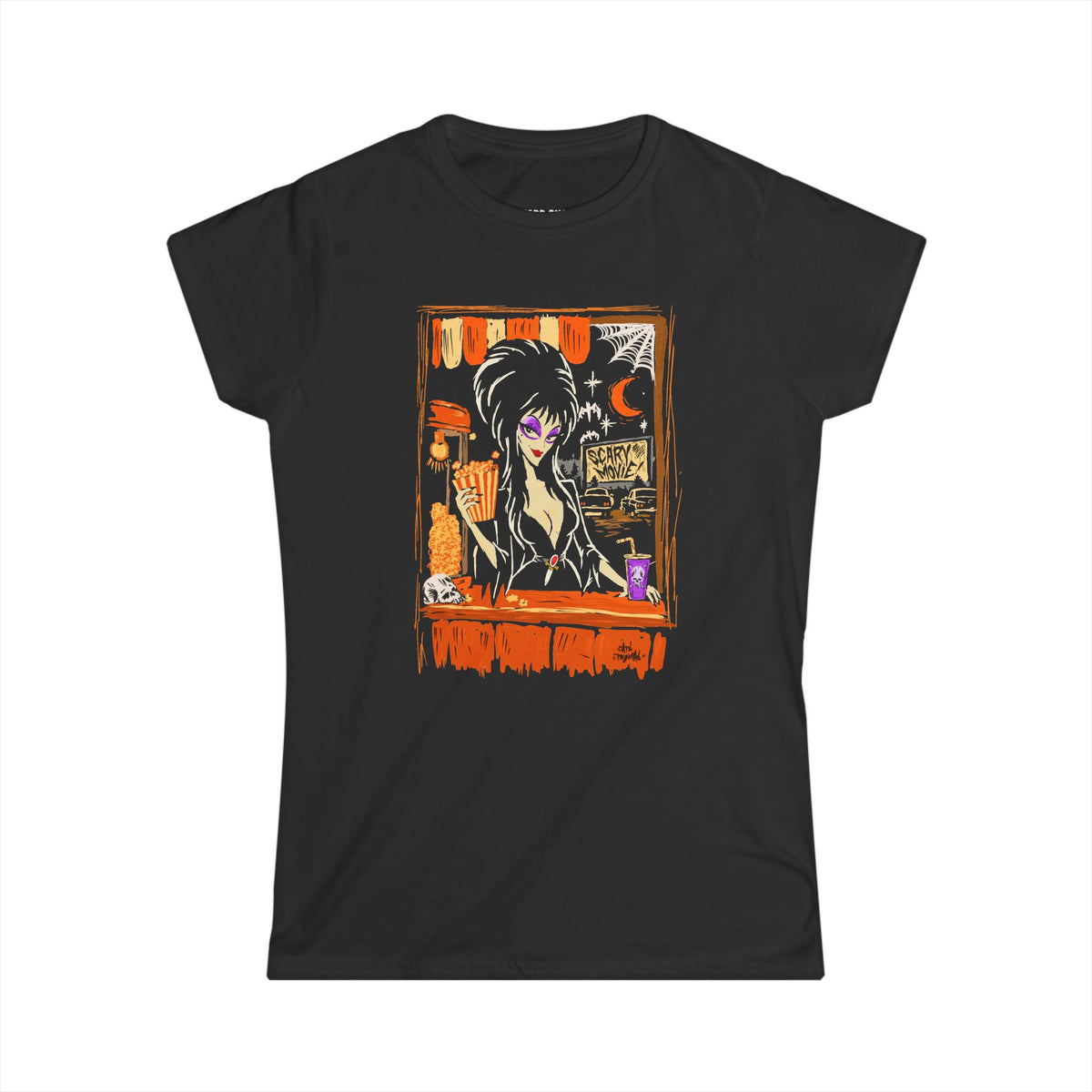 Women’s Black Goth Softstyle Tee