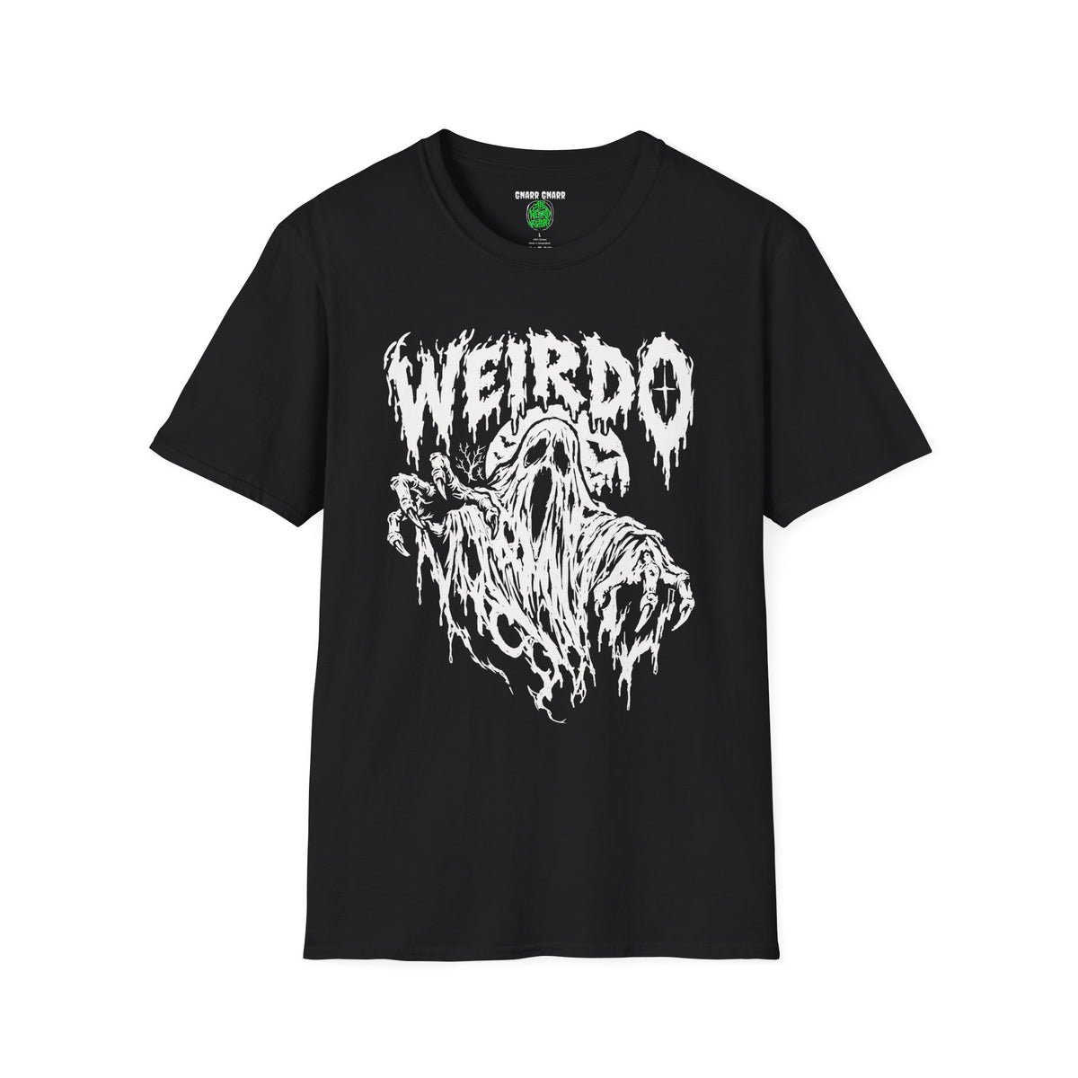 Weirdo Ghost T-Shirt — Horror Graphic Tee for Alternative Style & Halloween