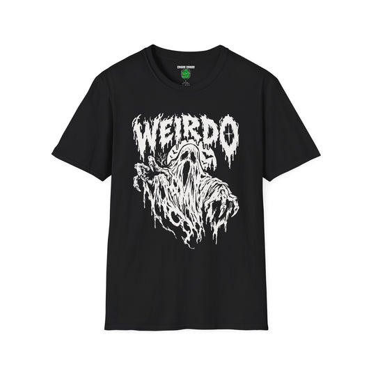Weirdo Ghost T-Shirt — Horror Graphic Tee for Alternative Style & Halloween