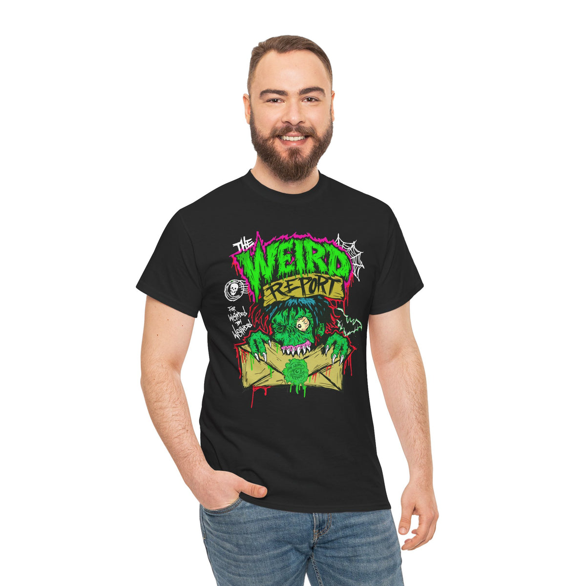 Weird Return Monster T-Shirt — Retro Horror Mailroom Graphic Tee